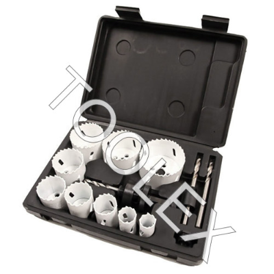 Holesaw Kit 13 Pc Bi Metal