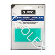 Welding Helmet Lens 110mm X 52MM Clear Pack  Of 5 Suit 594178