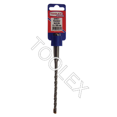 Drill SDS Plus  6.0X 160mm Red Toolex Hang Tag