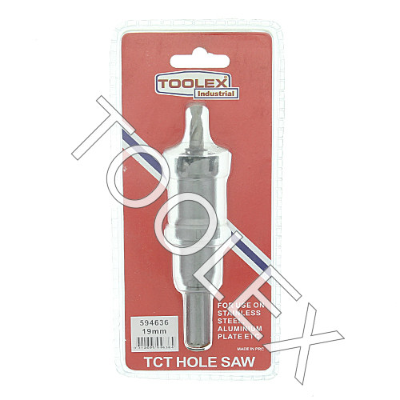 Hole Saw  Tct 19mm Stainless Red Toolex Hang Tag