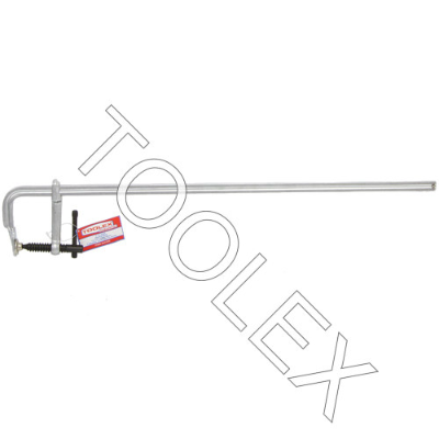 F Clamp 600 X  80mm 15.5 X 7.5 Rail Forged Chrome Plated