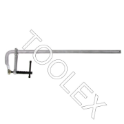 F Clamp 450 X  80mm 15.5 X 7.5 Rail Forged Chrome Plated Toolex Wrap Around Card