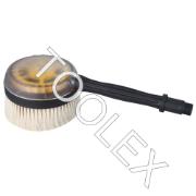 Rotating Brush With Soft Bristle For Easy Cleaning M22 Connector Thread