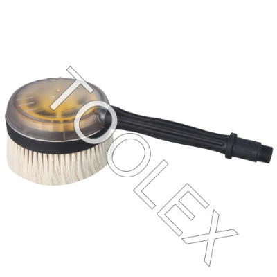 Rotating Brush With Soft Bristle For Easy Cleaning M22 Connector Thread