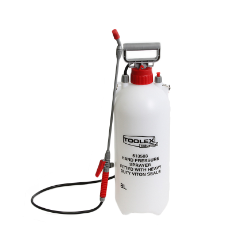  Hand Pressure Sprayer 8LTR Viton Seals Heavy Duty With Fi  Fiberglass Lance 1.3MTR Hose,