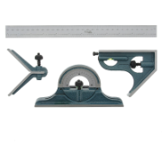 Combination Square Set 300mm In  Plastic Case Toolex Colour Sleeve