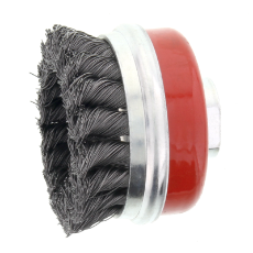  Wire Cup 65 x M14 x 2mm Twist Knot 0.35mm Steel 18 Knots