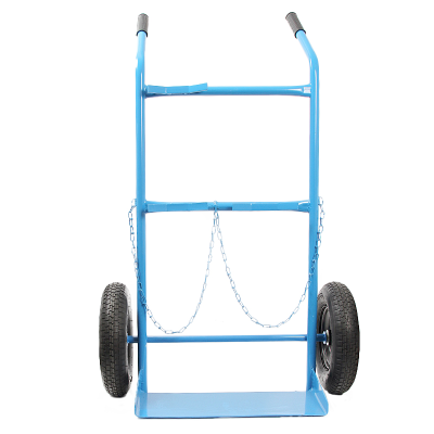 Trolley Gas Bottle For E Size & G Size Cylinders W/Chains 150KG With 16