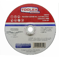  Cutting Disc 230 x 3.4 x 22mm Metal Raised Hub