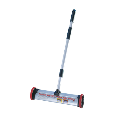 Magnetic Sweeper 385MM Wide With Wheels Heavy Duty, Includes Aluminium Telescopic
