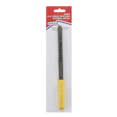 Thread File External Metric With 8 Pitch Sizes 0.75, 1.00, 1.25, 1.50, 1.75, 2.00, 2.50,3