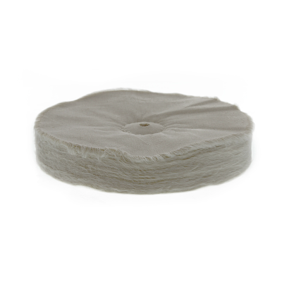 Buffing Mop 200MM 2 Section 25mm 2 Section 25MM Wide Loose Calico For Use on Bench Grinde