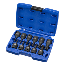  Impact Internal Torx 1/2D 11Pc 1/2DR 11PC Set CR-MO T20, T25 T27, T30, T40, T45, T47, T50,