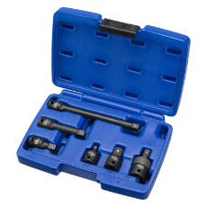  Impact Adap Extension 3/8D Set 3/8DR 6PC CR-MO Set 1 X 3/8 Uni Joint, 2PC Adaptors 3/8fx1