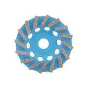 Diamond Grinding Cup 125mm Swirl 16 Segments 23 x 5.5 x 7mm