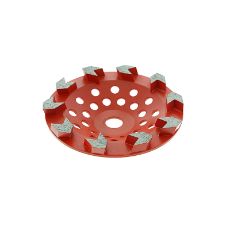  Diamond Grinding Cup 180mm Pointed Tooth Design Concrete