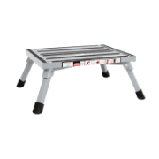 Work Platform 483 X 381mm 216mm High Aluminium 140Kg Anti Slip Tape