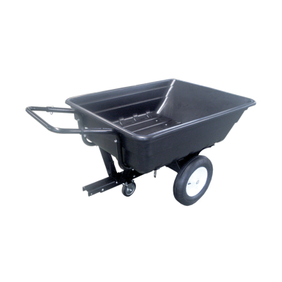 Poly Cart Garden Tipper/Traile Heavy Duty With Doly Castor Wheels and Pneumatic Wheels 16