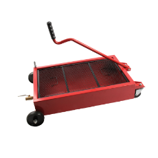  Oil Drain Tray 10Gallon For Trucks Metal With Castor Wheel