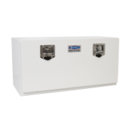Truck Box Steel 900 x 450 x 450 White Under Tray 164L Capacity 1.5mm Thickness