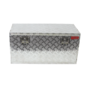 Tool Box Aluminium 910 x 430 x 450 Under Tray Checker Plate 1.35mm Lid & Body Thickness