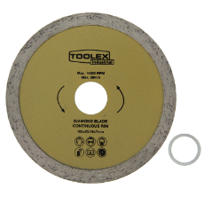  Diamond Wheel 105mm Rim 7MM Cuts Ceramic & Porcelian Tiles 20mm Bore & 16mm Red Bush
