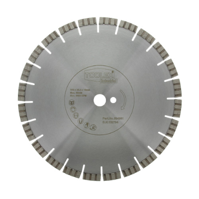 Diamond Blade 355mm Gold Turbo 15mm segments