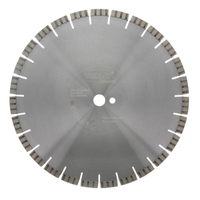 Diamond Blade 400mm White Turb 15mm segments