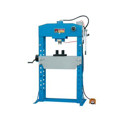 Hydraulic Shop Press 75T With Air Operated pump