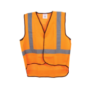 Safety Vest Reflect Orange 4XL XXXX Large Size