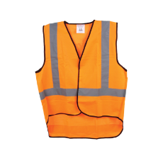  Safety Vest Reflect Orange 4XL XXXX Large Size