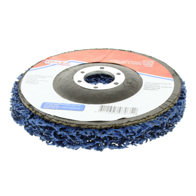 Stripping Disc 125 x 22.2mm Glass Backing Blue