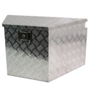 Tool Box Aluminium 830 x 490 x 460 Trailer Checker Plate 1.5mm Thickness