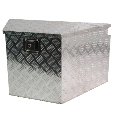 Tool Box Aluminium 830 x 490 x 460 Trailer Checker Plate 1.5mm Thickness