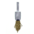 597010 - End brush brass coated crimped