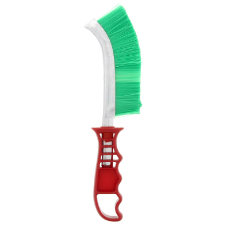  Universal Hand Scratch Brushes 265x140x25 Green Polyporpylene crimped steel wire 0.30mm plas