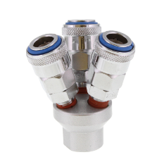  Air Fitting 3 Way One Touch Nitto Style Fitting