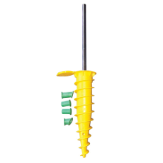  Water Hose Reel Ground Auger Toolex Hang Card Yellow
