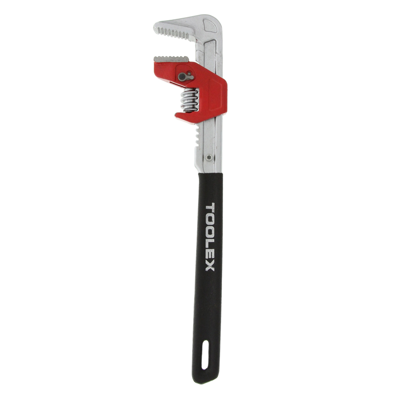 Toolex Pipe Wrench 14"/350MM With Quick Slide Function & Rubber grip