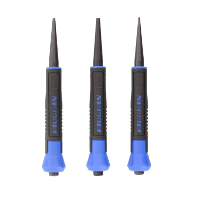 Vaughan Nail Set Punch 3 Piece Punch Set With 1/32, 2/32 & 3/32