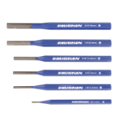 Vaughan 6 Pce Long Series Pin Punch Set USA Heavy Duty All S