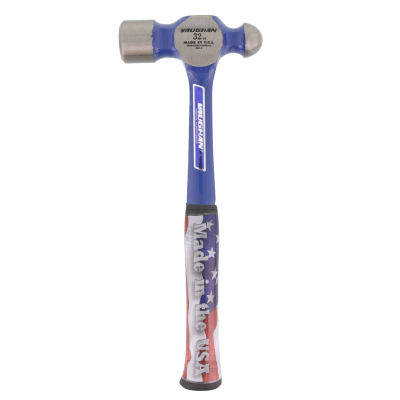 Hammer Ball Pein 32oz (907g) Solid Steel Handle with Shock- Blok Plug