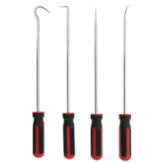Hook & Pick Set 4PC Extra Long 380MM Set With PP Handle & CRV Blade Material Supplied
