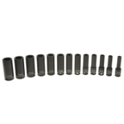 Imp Skt Deep Set 3/8D 13Pc Met 13PC Metric Set CRV 7, 8, 9, 1 10,11,12,13,14,15,16,17,19