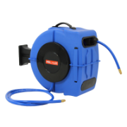 Air Hose Reel 10mm x 20m Pvc Hose Blue Case