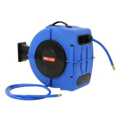 Air Hose Reel 10mm x 20m Pvc Hose Blue Case