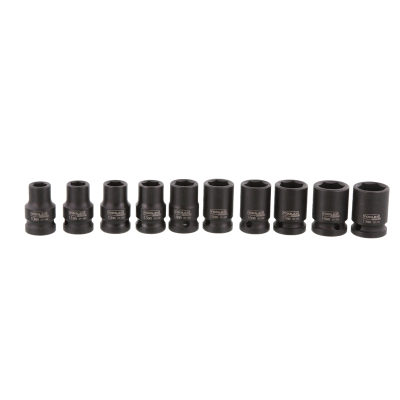 Imp Skt Set 1/2DV 10pc Met Metric Set CR-MO 10, 11, 12,  13, 14, 15, 16, 17, 18 & 19MM