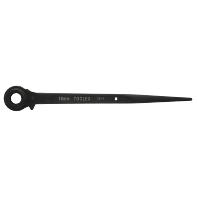 Spanner Podger 18 x 24 x 315mm Ratcheting Reversible Black Finish Long Series