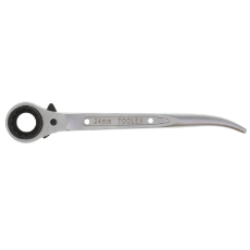  Spanner Podger 21 x 24 x 240mm Ratcheting Reversible Chrome Bent Series