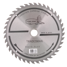  T/Carbide Blade 230Mx40Tx35&25